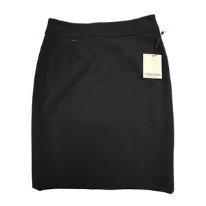 Calvin Klein Pencil Skirt Navy Size 2P NWT